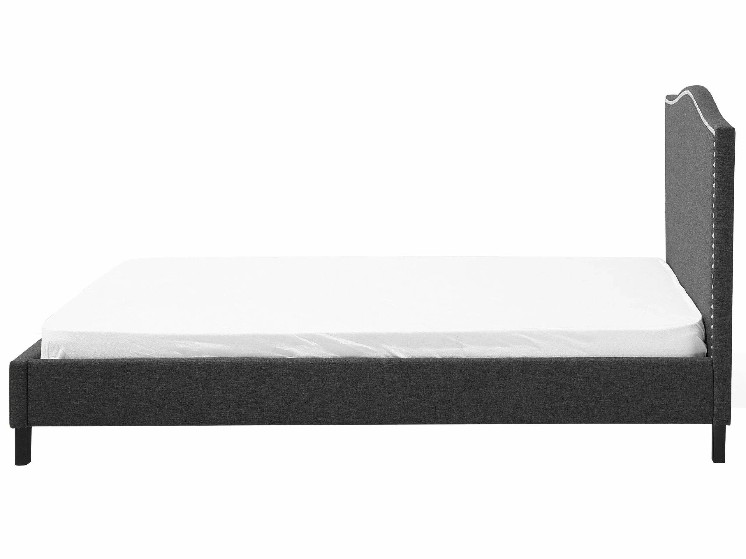 Beliani Bed Stof Grijs Met LED Multicolor In Diverse Formaten MONTPELLIER - Afbeelding 7