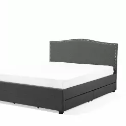 Beliani Bed Stof Grijs Met LED Multicolor Met Opbergruimte In Diverse Formaten MONTPELLIER -Exporteren Stoelen Winkel undef src sa picid 709592 type whitesh image