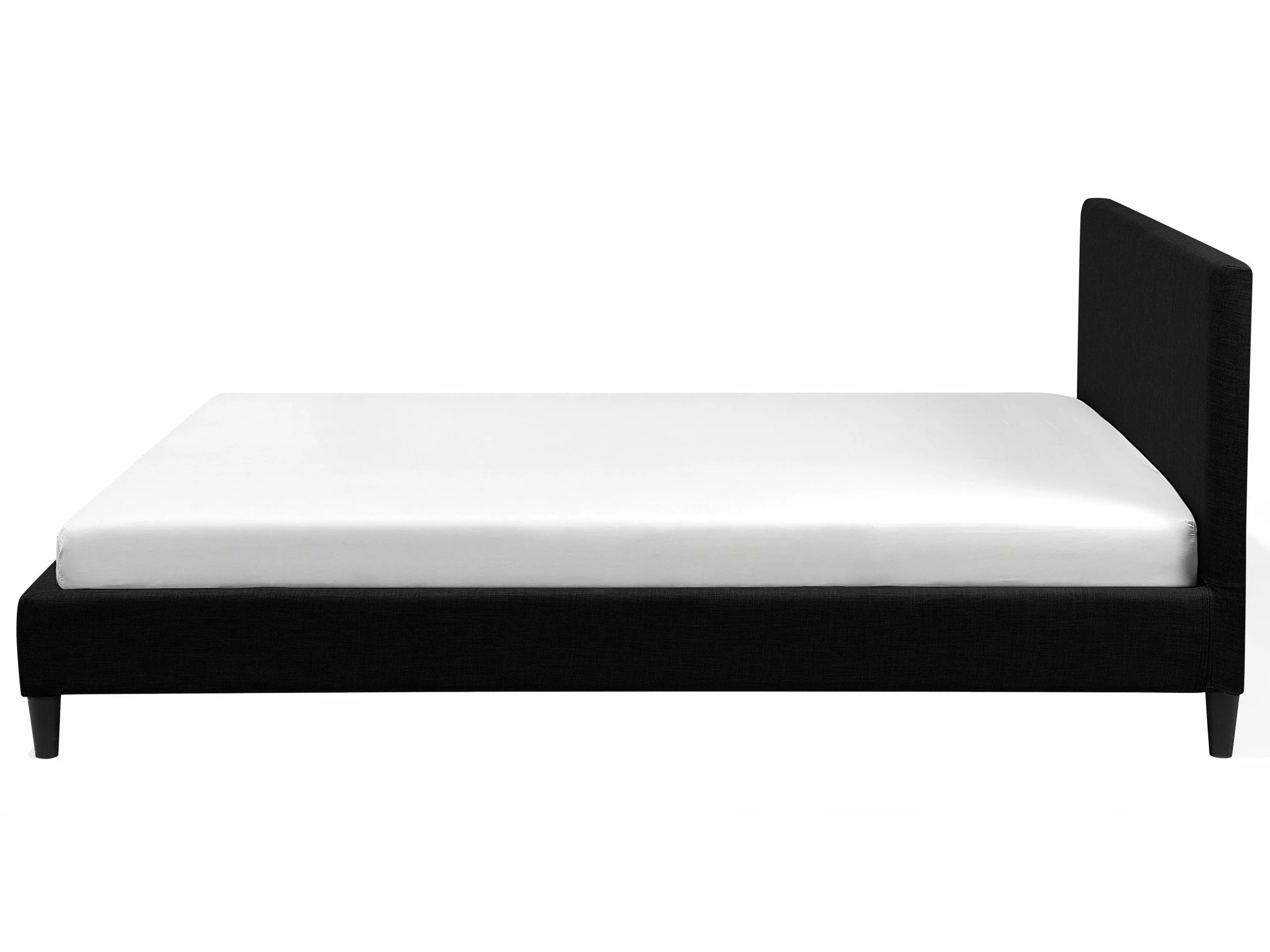 Beliani Bed Stof Zwart In Diverse Formaten FITOU 7 Beliani Bed Stof Zwart In Diverse Formaten FITOU - Afbeelding 5