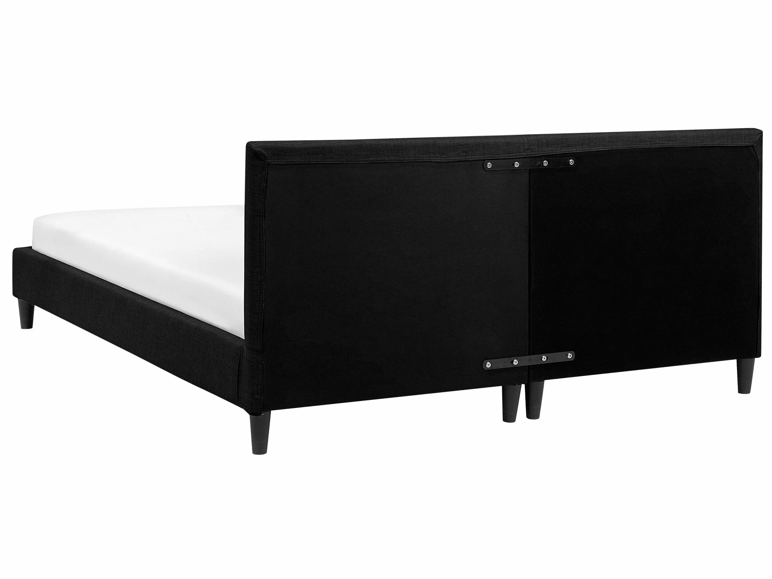 Beliani Bed Stof Zwart Met LED-verlichting In Diverse Formaten FITOU - Afbeelding 7