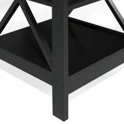 Beliani Bijzettafel Zwart FOSTER -Exporteren Stoelen Winkel undef src sa picid 710460 type whitesh image scaled