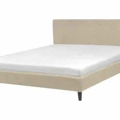 Beliani Bed Stof Beige In Diverse Formaten FITOU