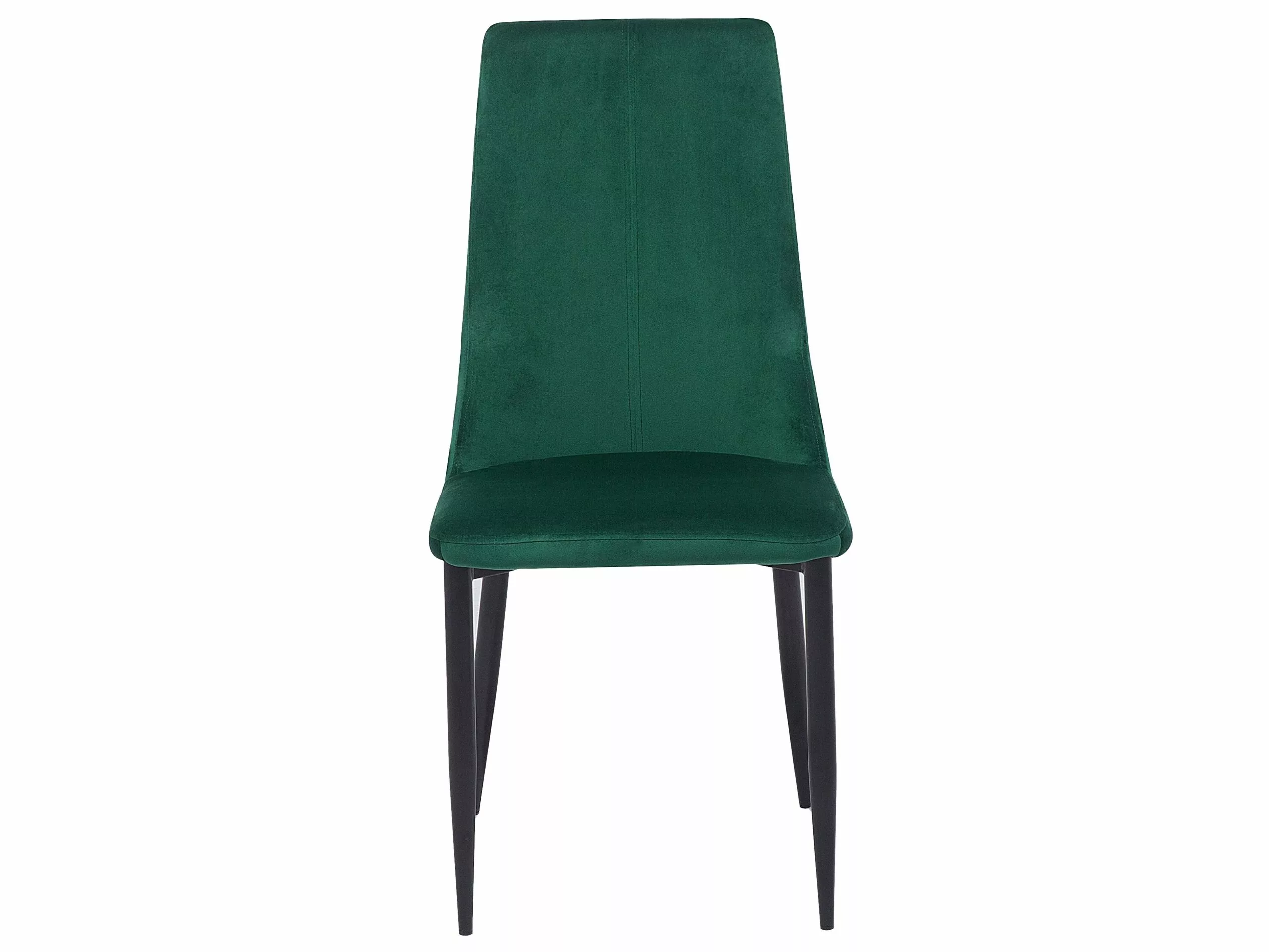 Beliani Eetkamerstoel Set Van 2 Fluweel Groen CLAYTON 7 Beliani Eetkamerstoel Set Van 2 Fluweel Groen CLAYTON - Afbeelding 5
