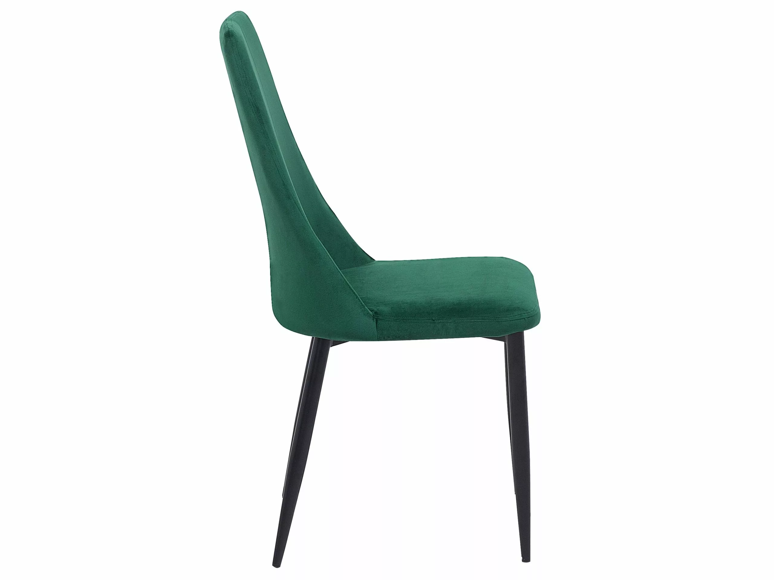 Beliani Eetkamerstoel Set Van 2 Fluweel Groen CLAYTON 9 Beliani Eetkamerstoel Set Van 2 Fluweel Groen CLAYTON - Afbeelding 7