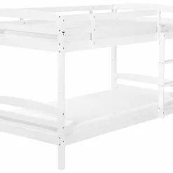 Beliani Stapelbed Hout Wit 90 X 200 Cm REGAT