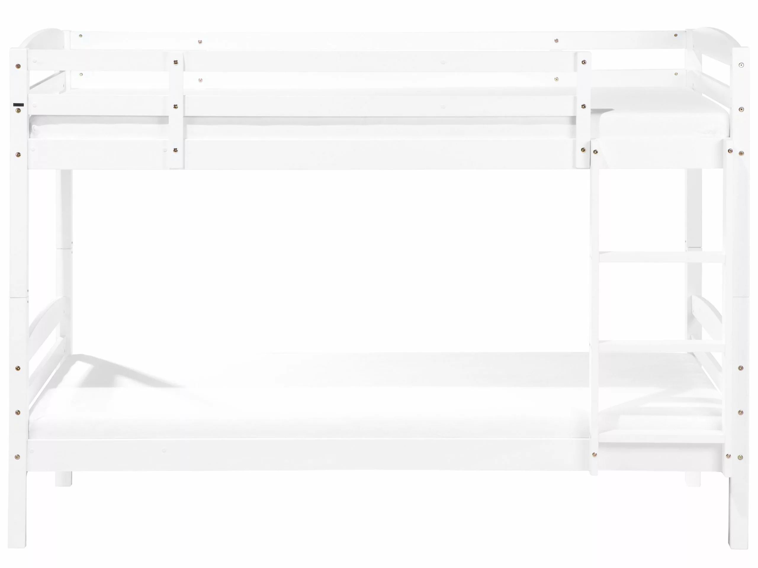 Beliani Stapelbed Hout Wit 90 X 200 Cm REGAT - Afbeelding 5