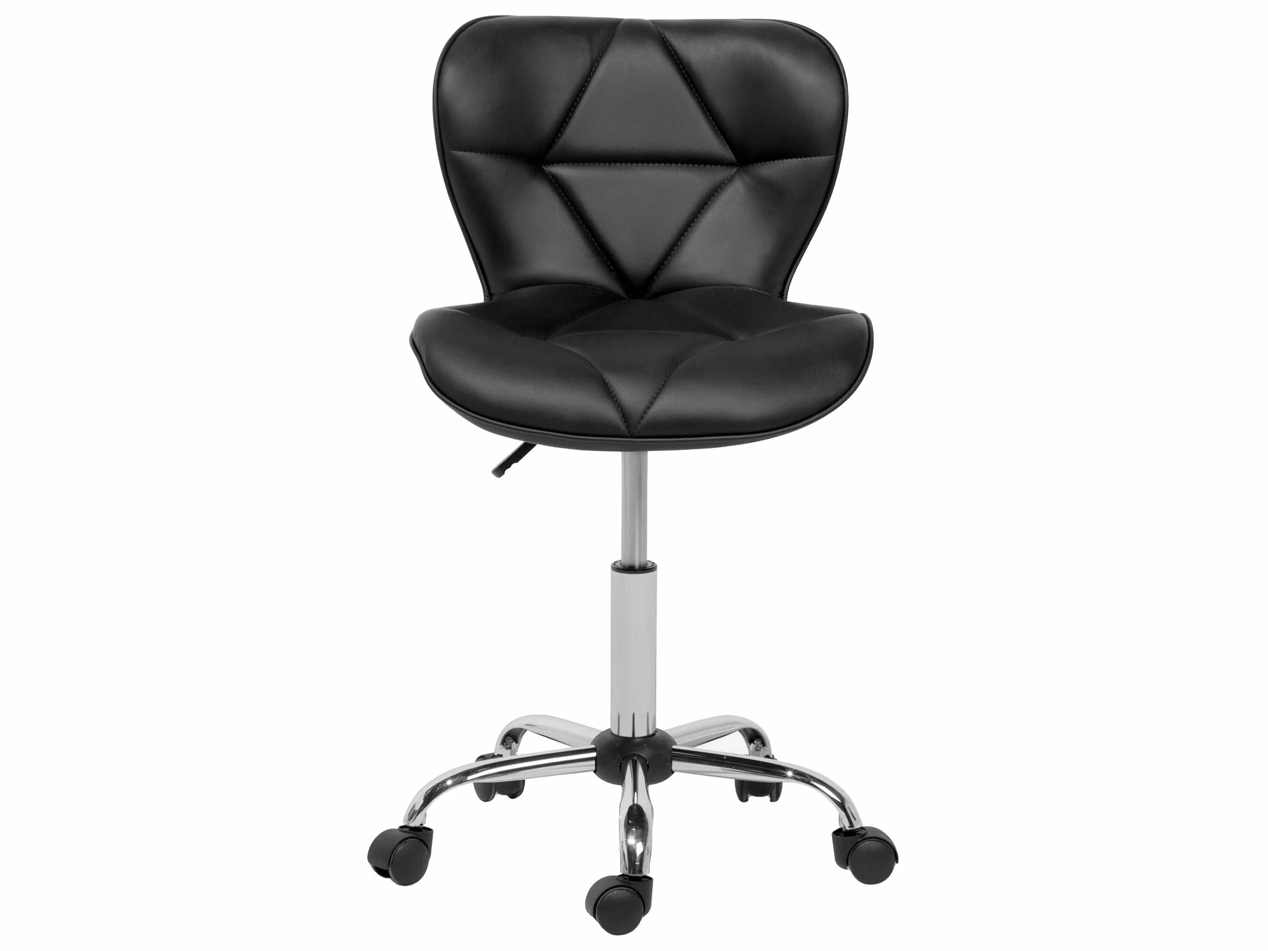 Beliani Bureaustoel Kunstleer Zwart VALETTA 5 Beliani Bureaustoel Kunstleer Zwart VALETTA - Afbeelding 3