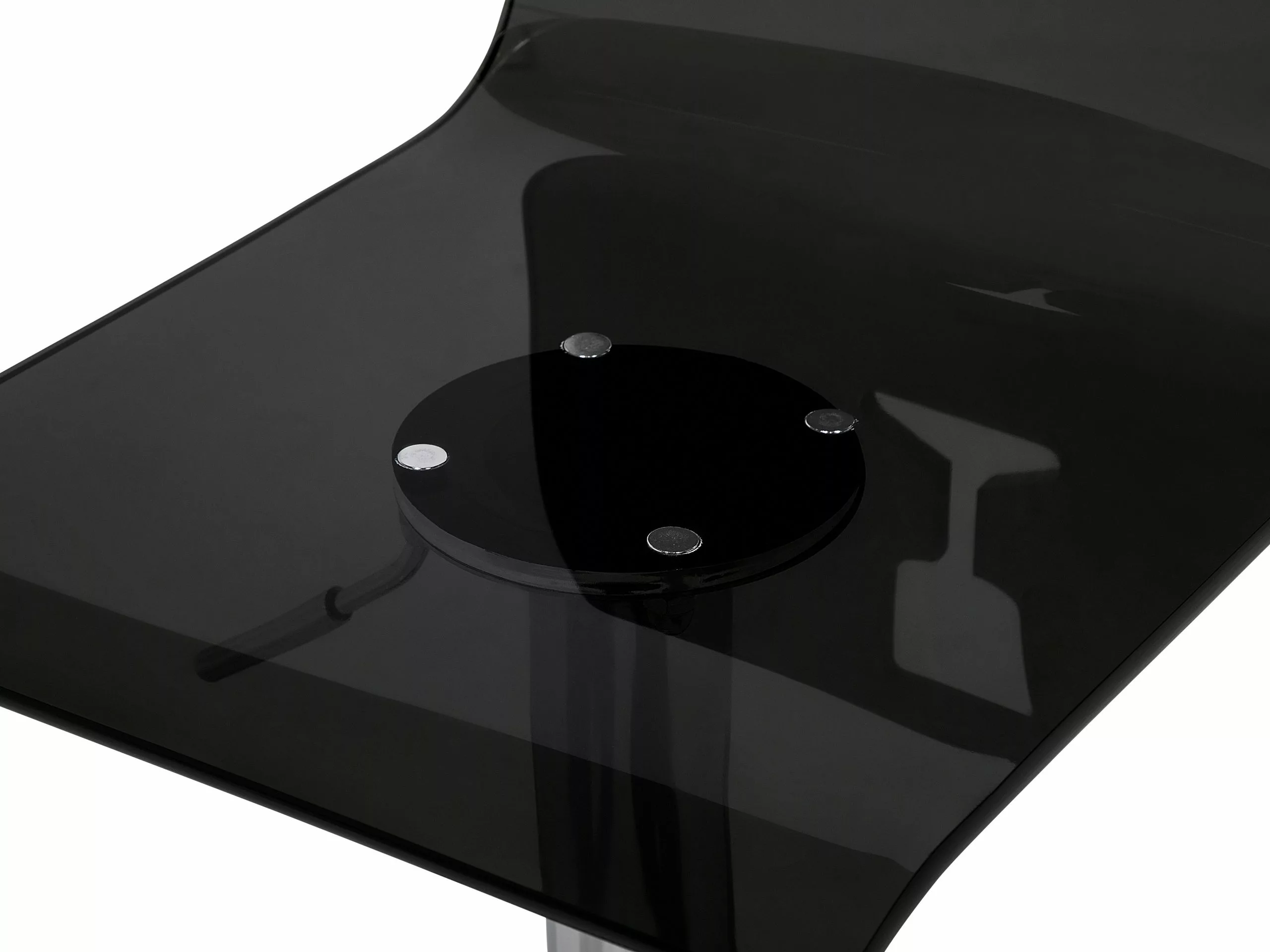 Beliani Barkruk Set Van 2 Plastic Transparant Zwart BUSAN 11 Beliani Barkruk Set Van 2 Plastic Transparant Zwart BUSAN - Afbeelding 9