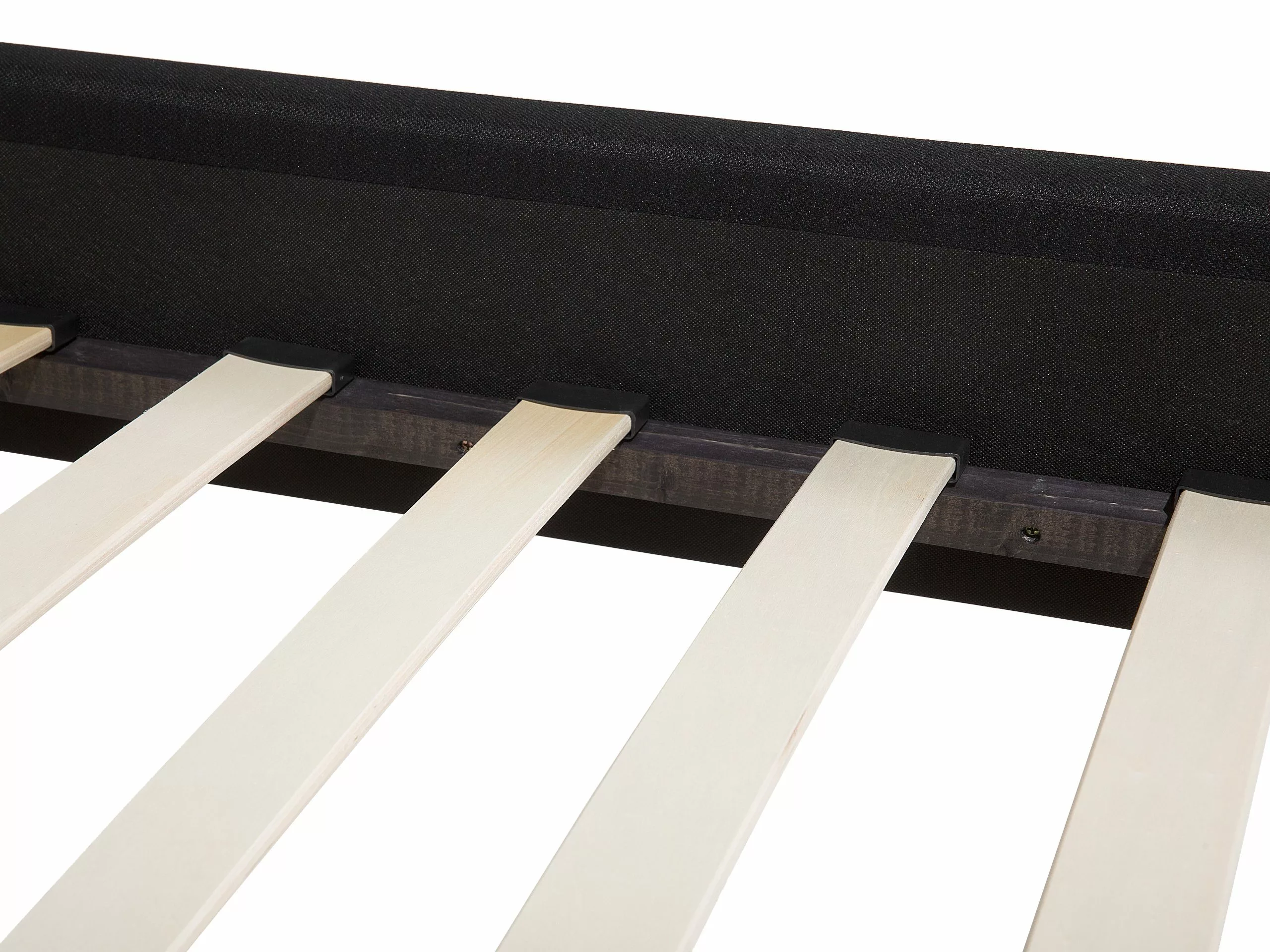 Beliani Bed Stof Zwart In Diverse Formaten COLMAR - Afbeelding 7