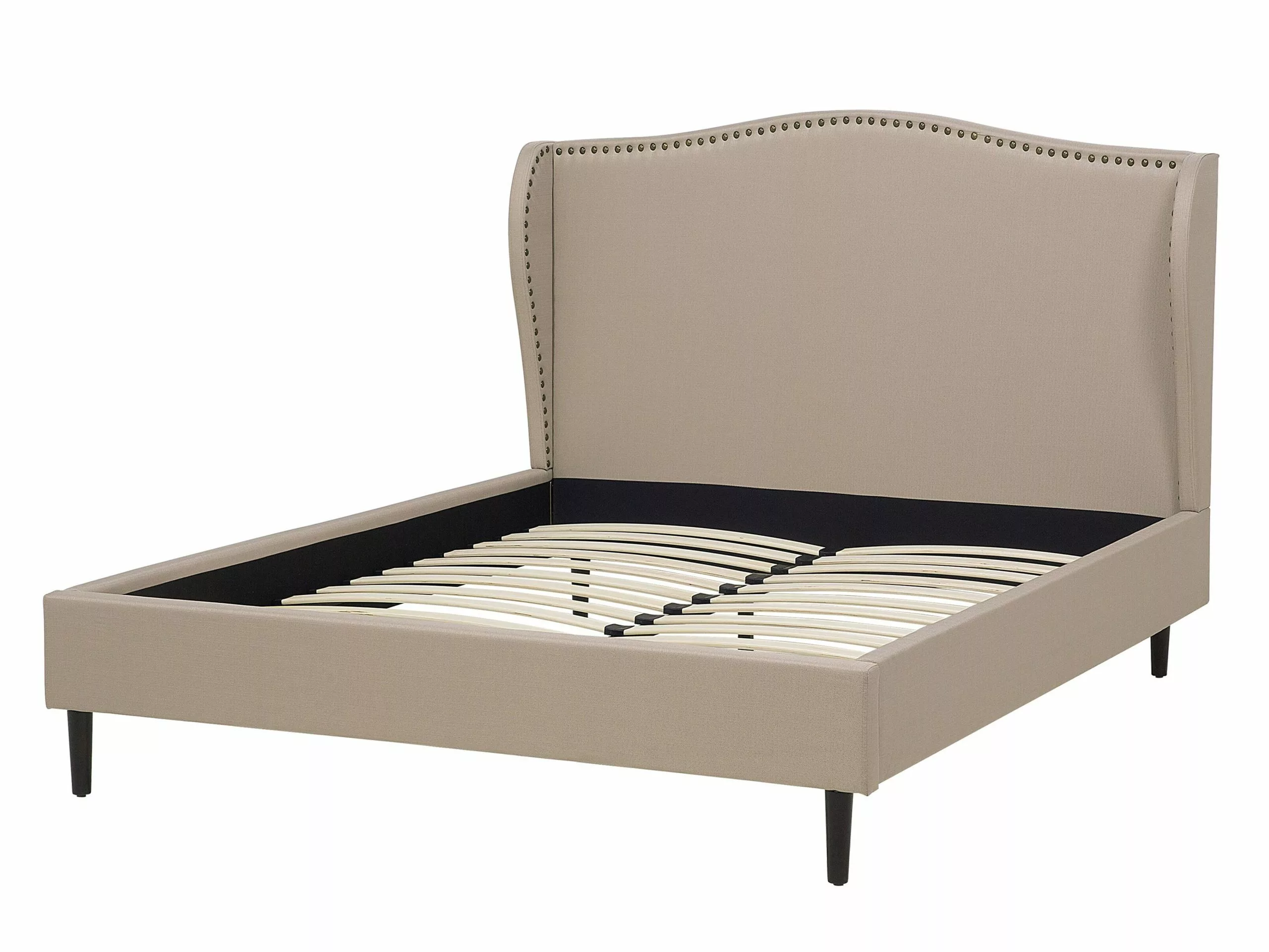Beliani Bed Stof Beige In Diverse Formaten COLMAR - Afbeelding 5