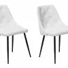 Beliani Eetkamerstoel Set Van 2 Kunstleer Wit VALERIE -Exporteren Stoelen Winkel undef src sa picid 712770 type whitesh image