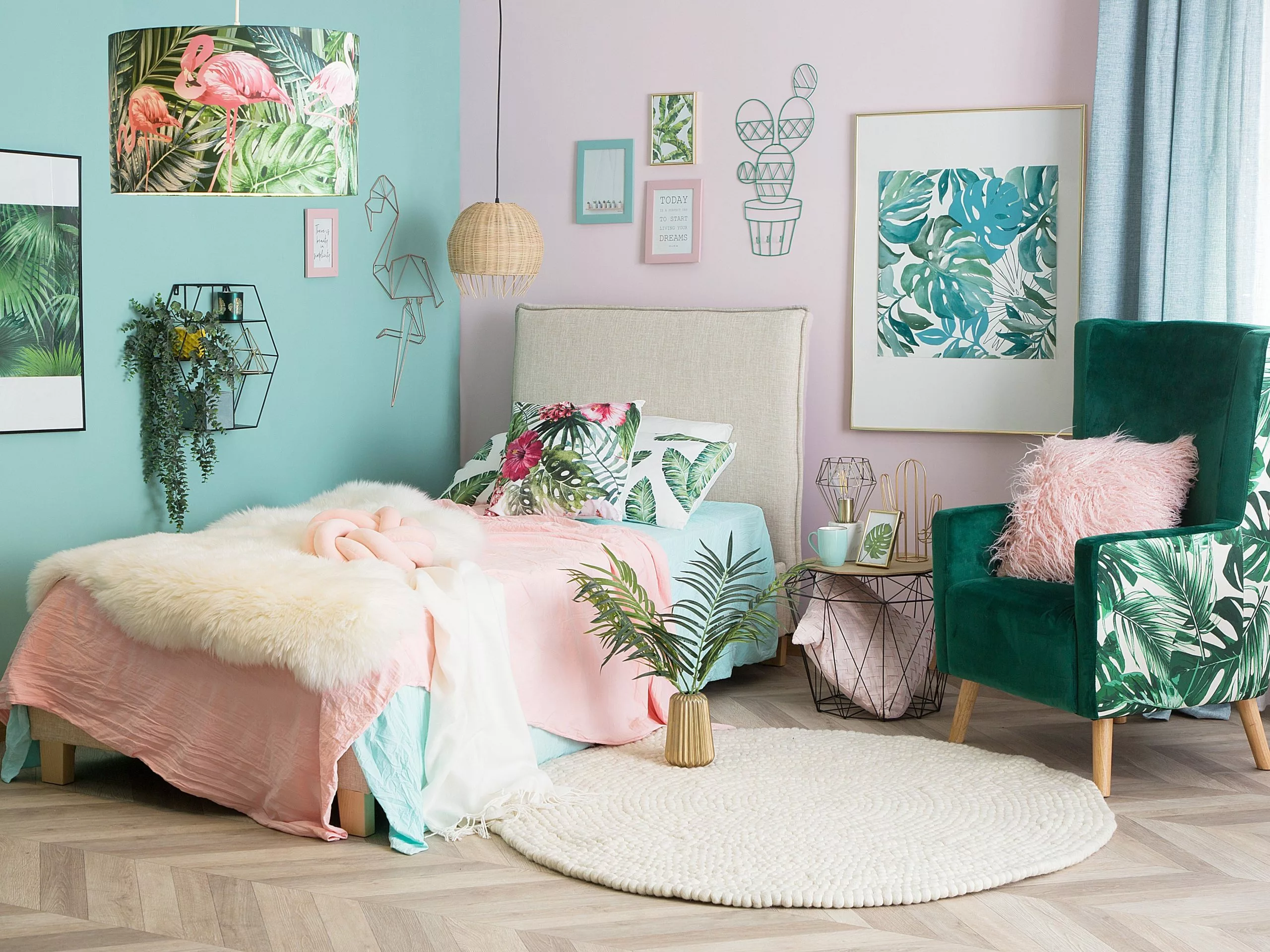 Beliani Bed Stof Beige 90 X 200 Cm SENNEZ - Afbeelding 4