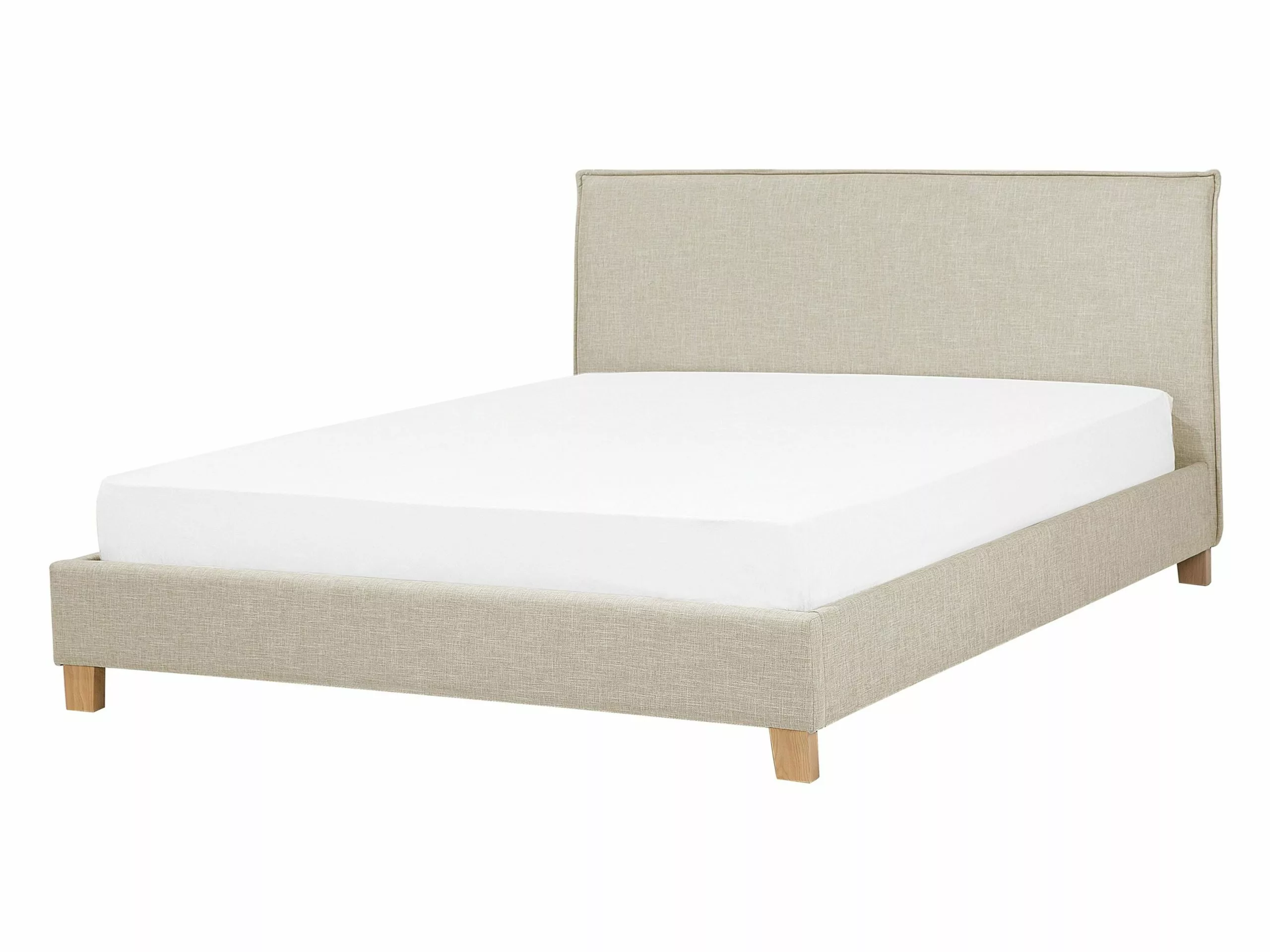 Beliani Bed Stof Beige In Diverse Formaten SENNEZ 3 Beliani Bed Stof Beige In Diverse Formaten SENNEZ