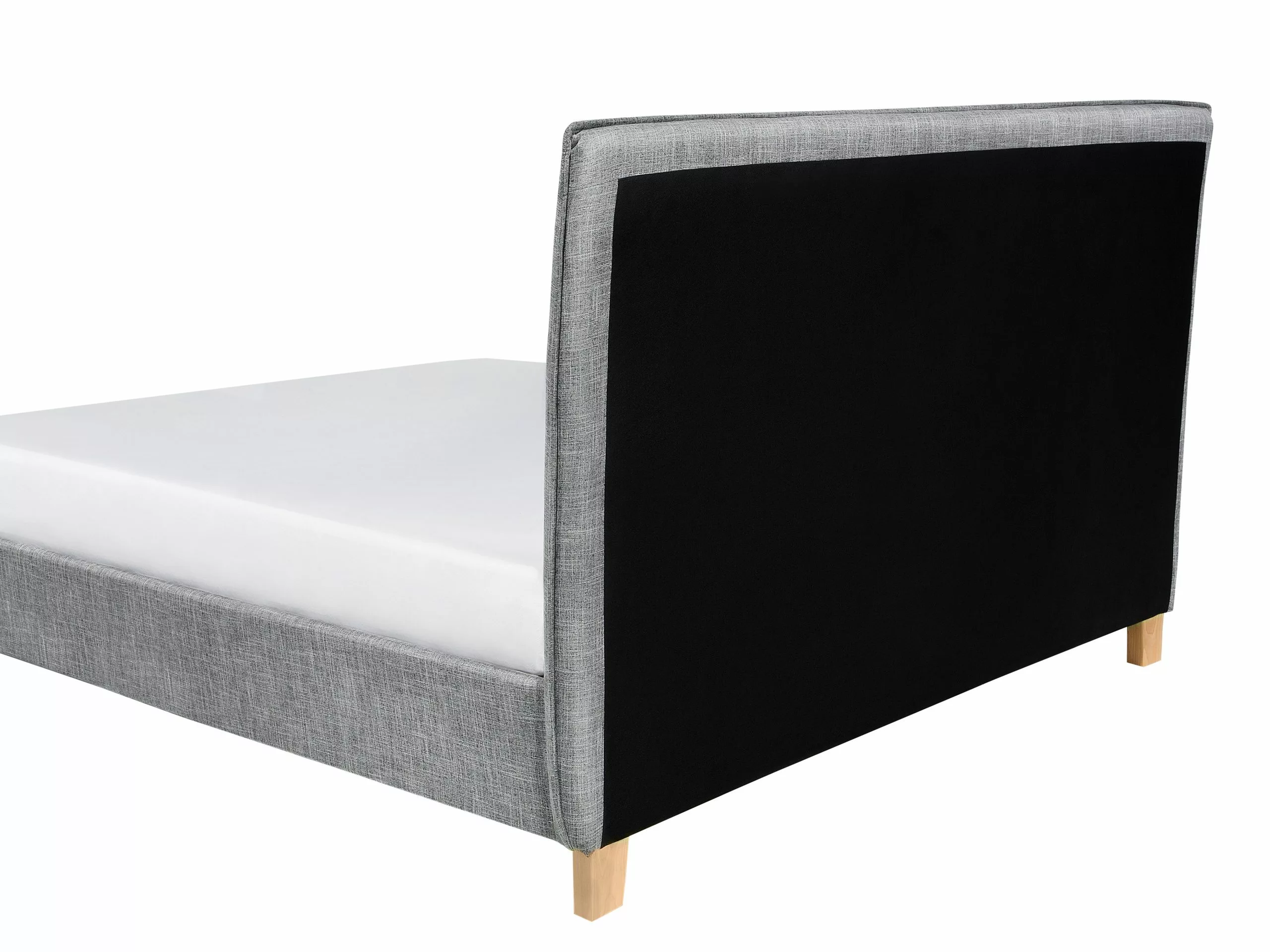 Beliani Bed Stof Grijs In Diverse Formaten SENNEZ - Afbeelding 7