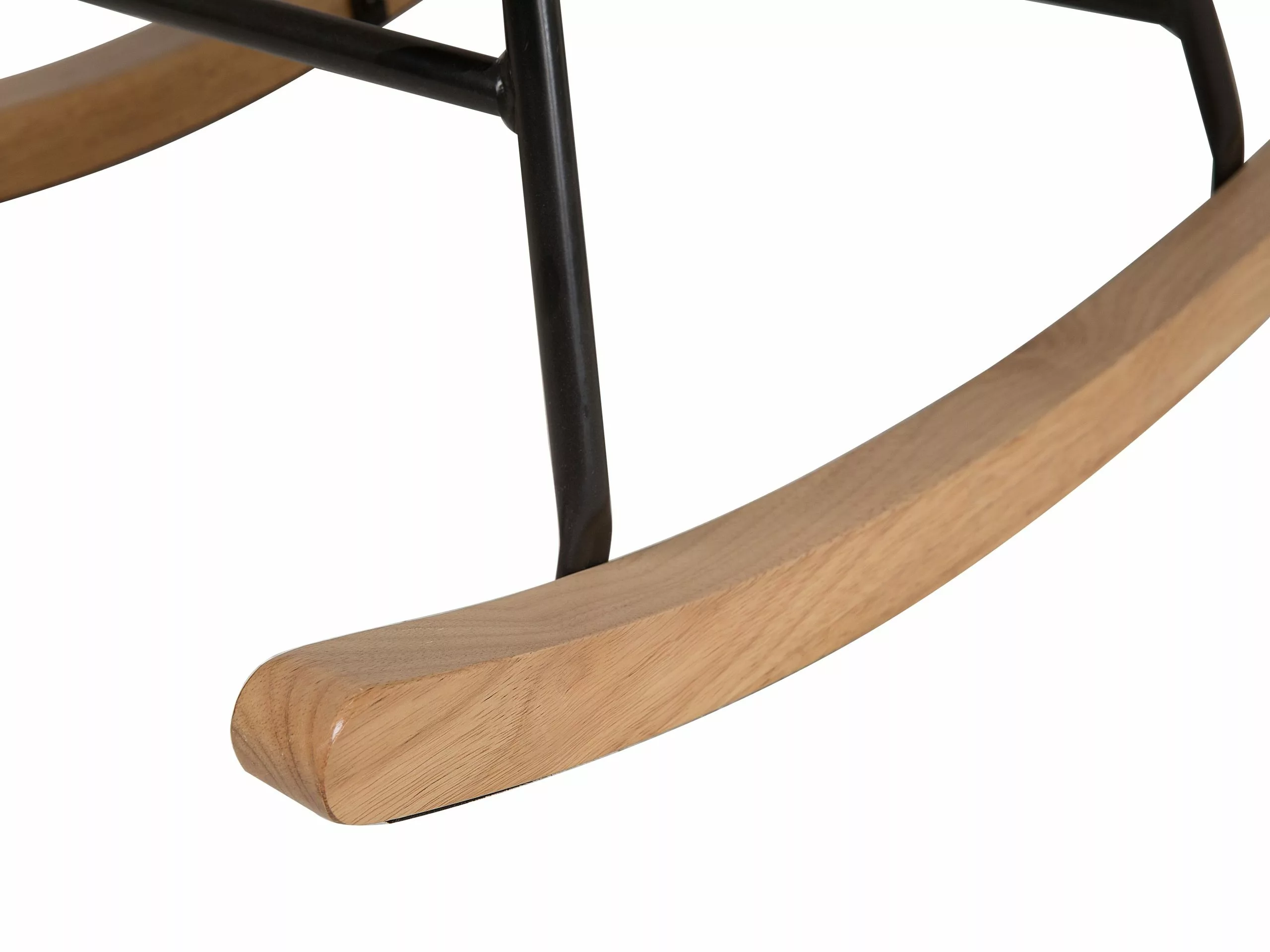 Beliani Schommelstoel Fluweel Blauw OXIE 11 Beliani Schommelstoel Fluweel Blauw OXIE - Afbeelding 9