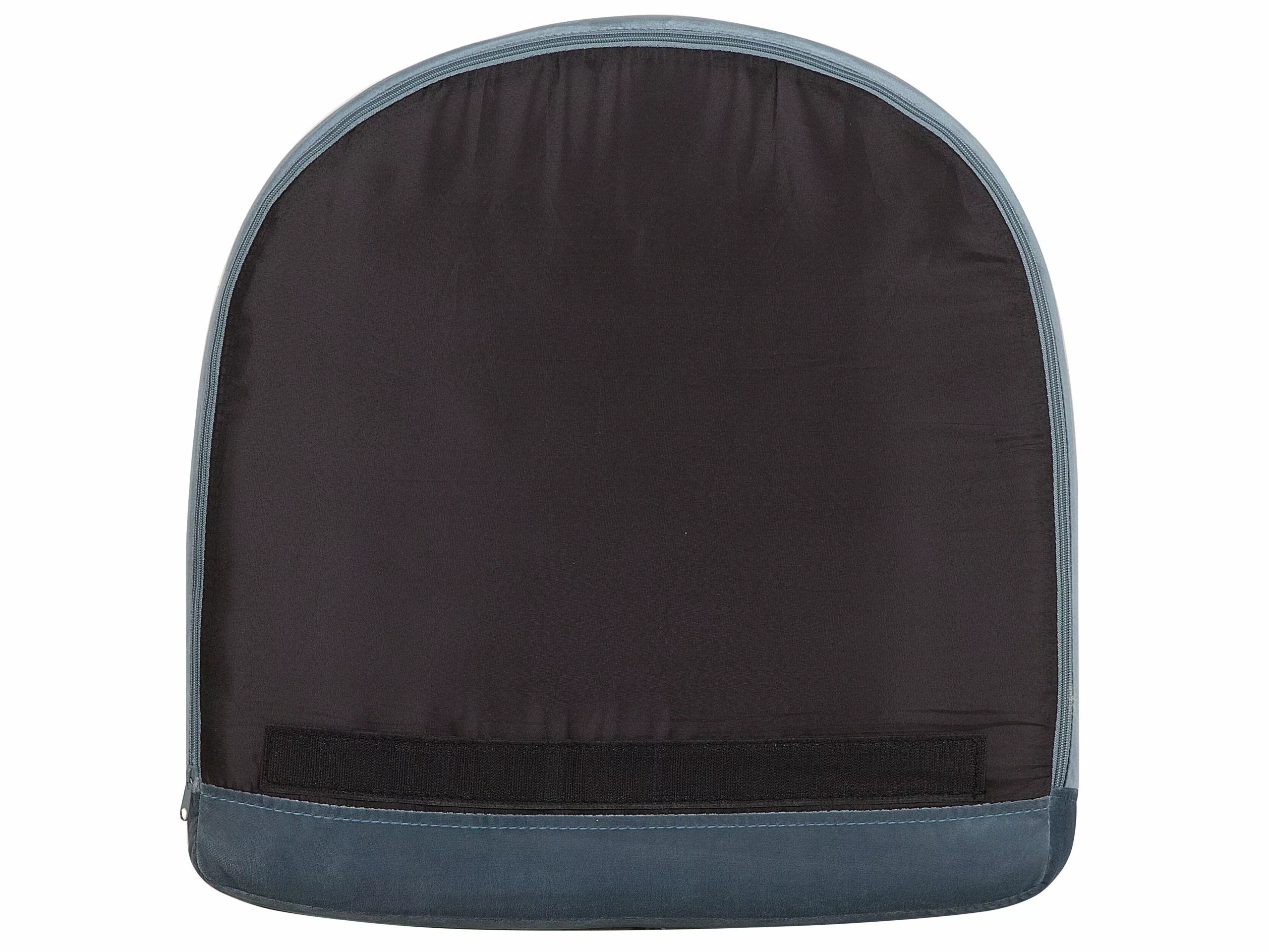 Beliani Schommelstoel Fluweel Blauw OXIE 12 Beliani Schommelstoel Fluweel Blauw OXIE - Afbeelding 10