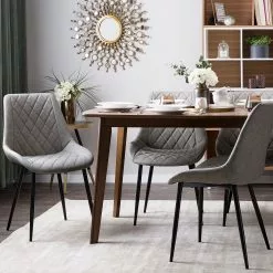 Beliani Eettafel Donkerbruin 150 X 90 Cm IRIS -Exporteren Stoelen Winkel undef src sa picid 716393 type color image 1 scaled