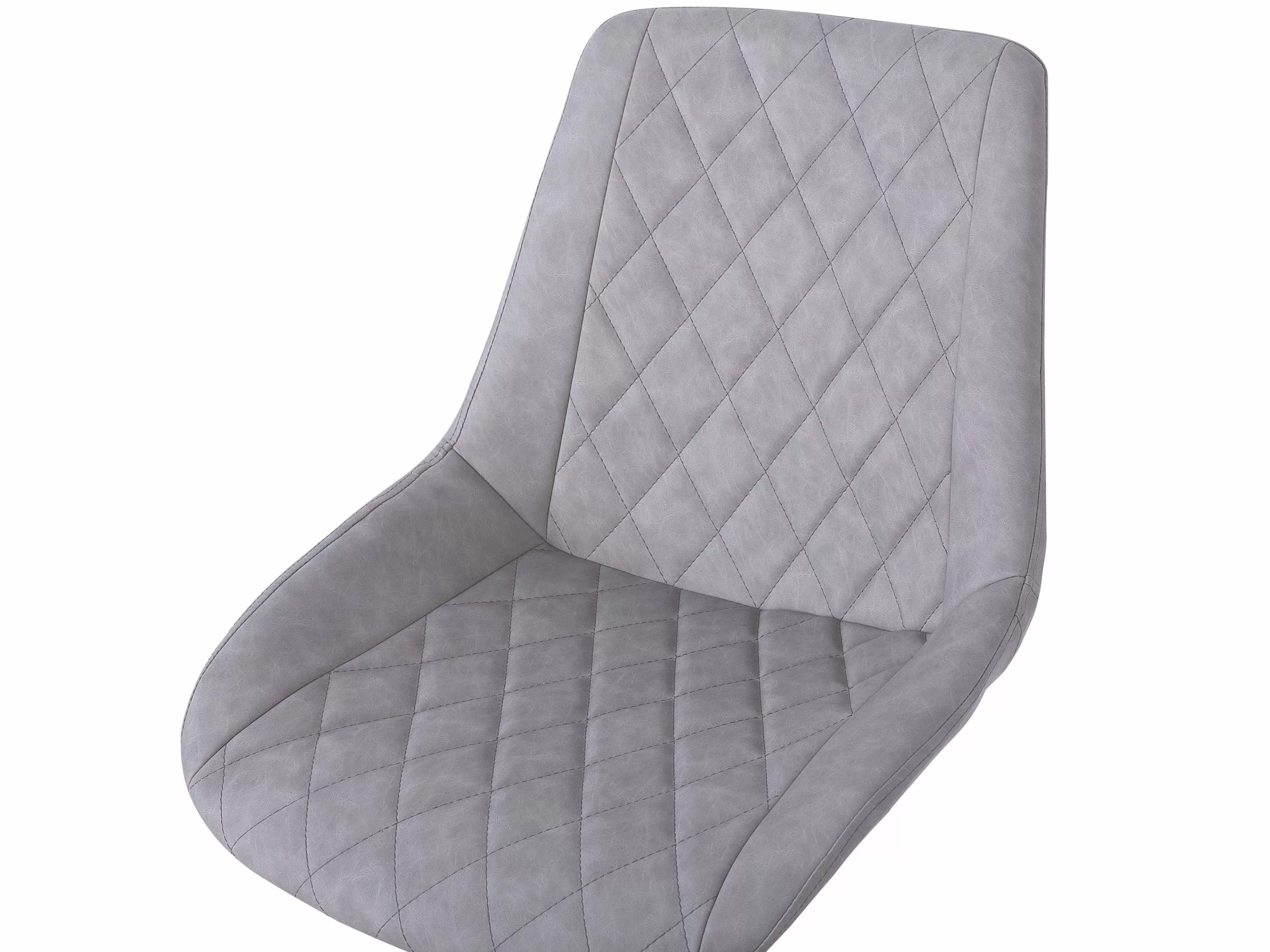 Beliani Bureaustoel Kunstleer Grijs MARIBEL 8 Beliani Bureaustoel Kunstleer Grijs MARIBEL - Afbeelding 6