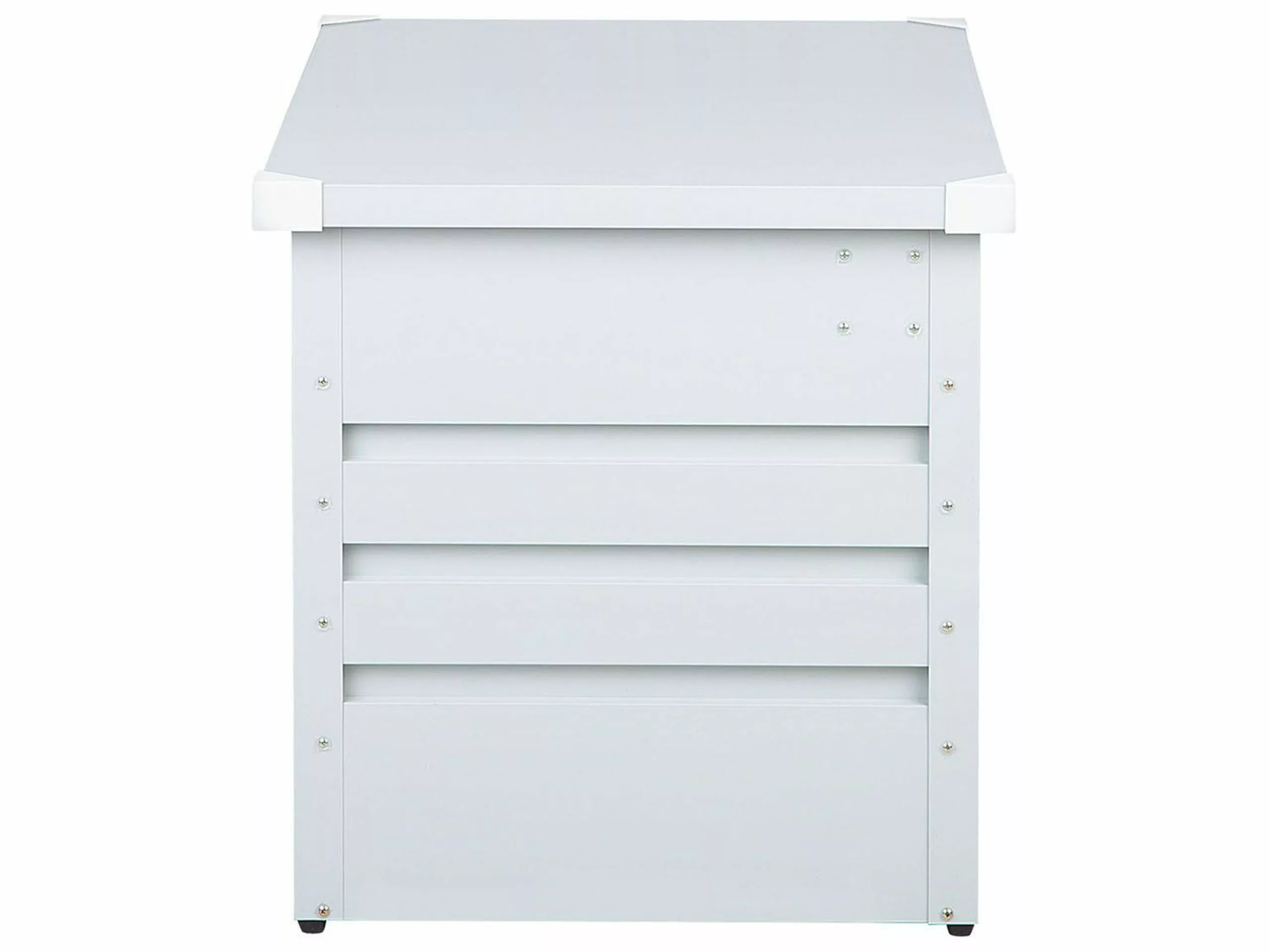 Beliani Kussenbox Staal Lichtgrijs CEBROSA S 9 Beliani Kussenbox Staal Lichtgrijs CEBROSA S - Afbeelding 7