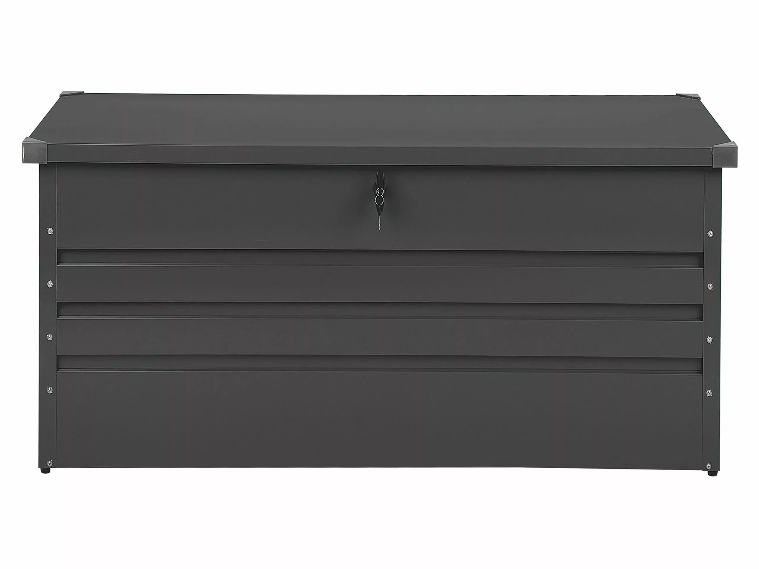 Beliani Kussenbox Staal Grafietgrijs CEBROSA M - Afbeelding 6