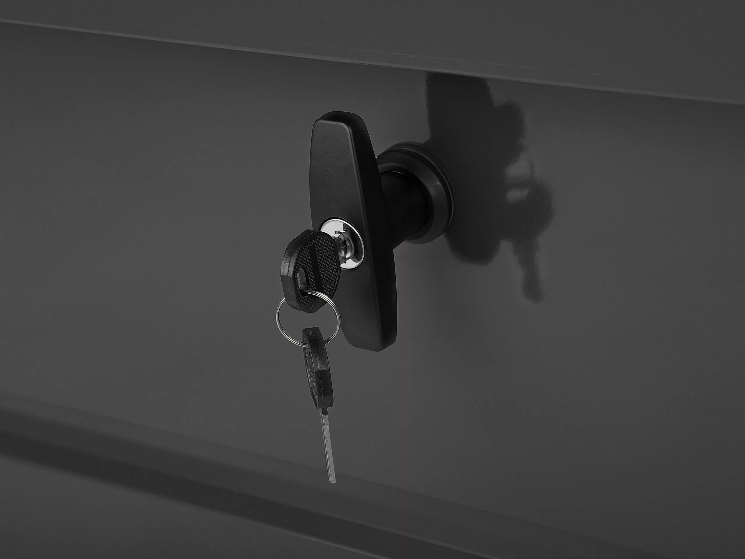 Beliani Kussenbox Staal Grafietgrijs CEBROSA M - Afbeelding 8