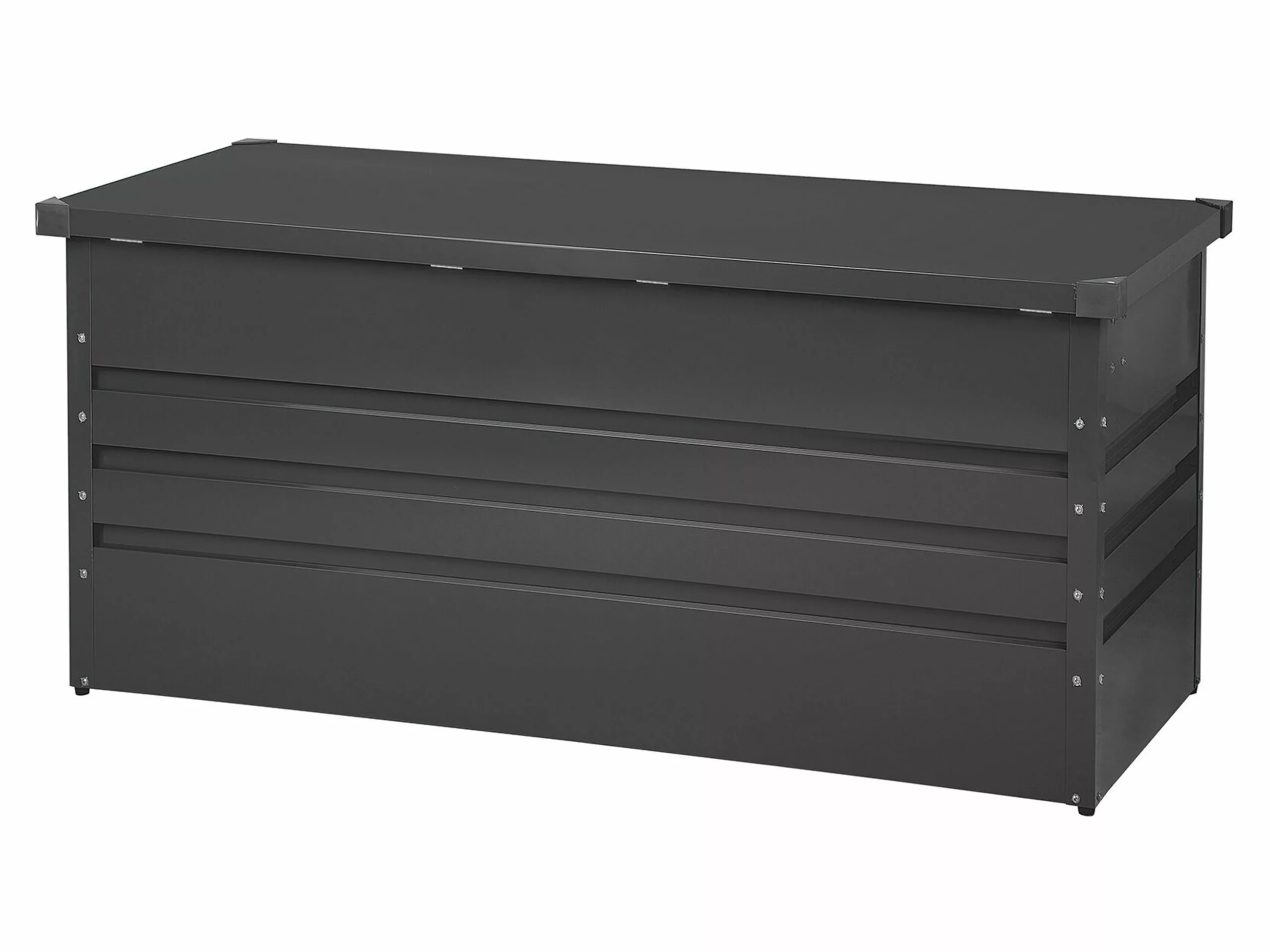 Beliani Kussenbox Staal Grafietgrijs CEBROSA M - Afbeelding 10