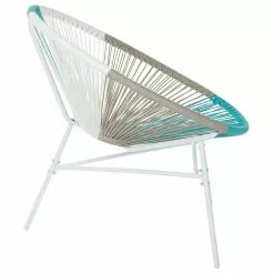 Beliani Stoel Set Van 2 Rotan Wit/beige/turquoise ACAPULCO -Exporteren Stoelen Winkel undef src sa picid 718088 type whitesh image scaled