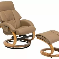 Beliani Massagestoel Met Hocker Kunstleer Beige FORCE -Exporteren Stoelen Winkel undef src sa picid 718212 type whitesh image scaled