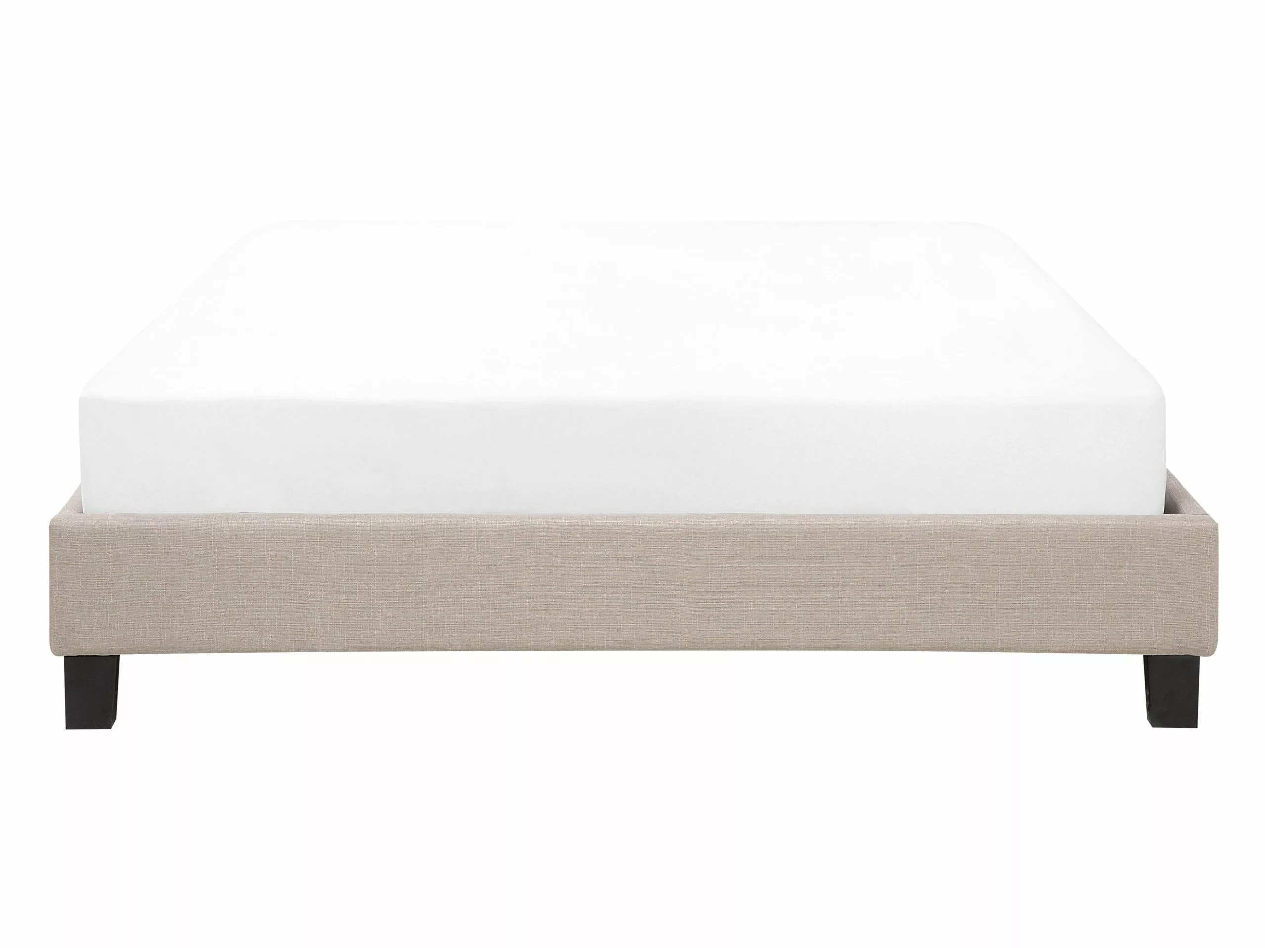 Beliani Bed Stof Beige In Diverse Formaten ROANNE - Afbeelding 3