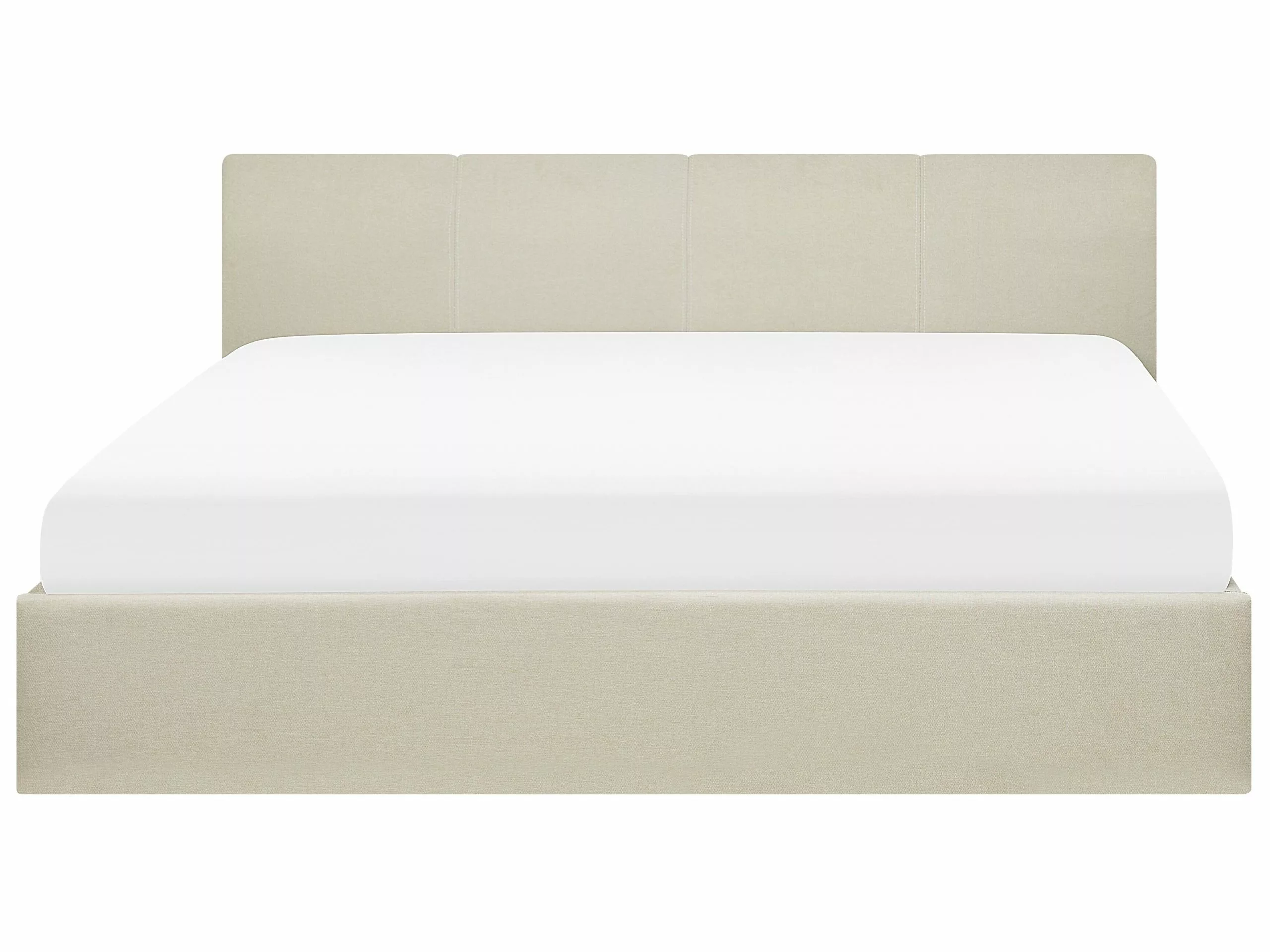 Beliani Bed Stof Beige Met Opbergruimte In Diverse Formaten ORBEY - Afbeelding 8