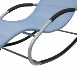 Beliani Ligstoel Staal Blauw CARANO -Exporteren Stoelen Winkel undef src sa picid 729196 type whitesh image scaled