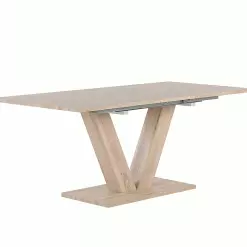 Beliani Eettafel Uitschuifbaar Lichtbruin 140 / 180 X 90 Cm LIXA -Exporteren Stoelen Winkel undef src sa picid 729292 type whitesh image