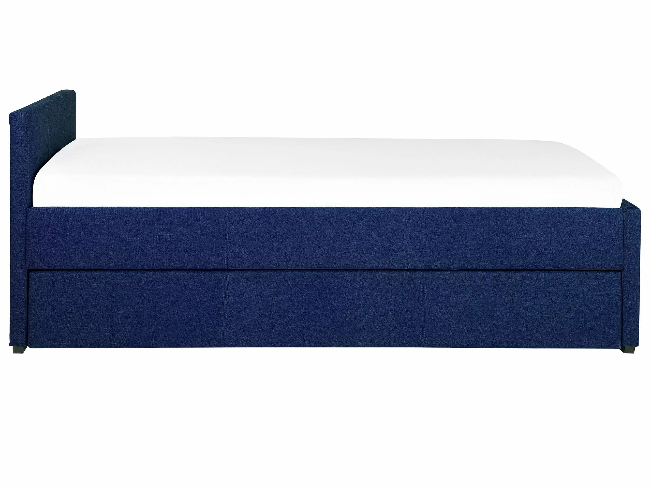 Beliani Bedbank Stof Marineblauw 90 X 200 Cm MARMANDE - Afbeelding 7