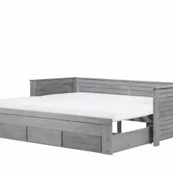 Beliani Bedbank Hout Grijs 90 X 200 Cm CAHORS -Exporteren Stoelen Winkel undef src sa picid 729505 type whitesh image