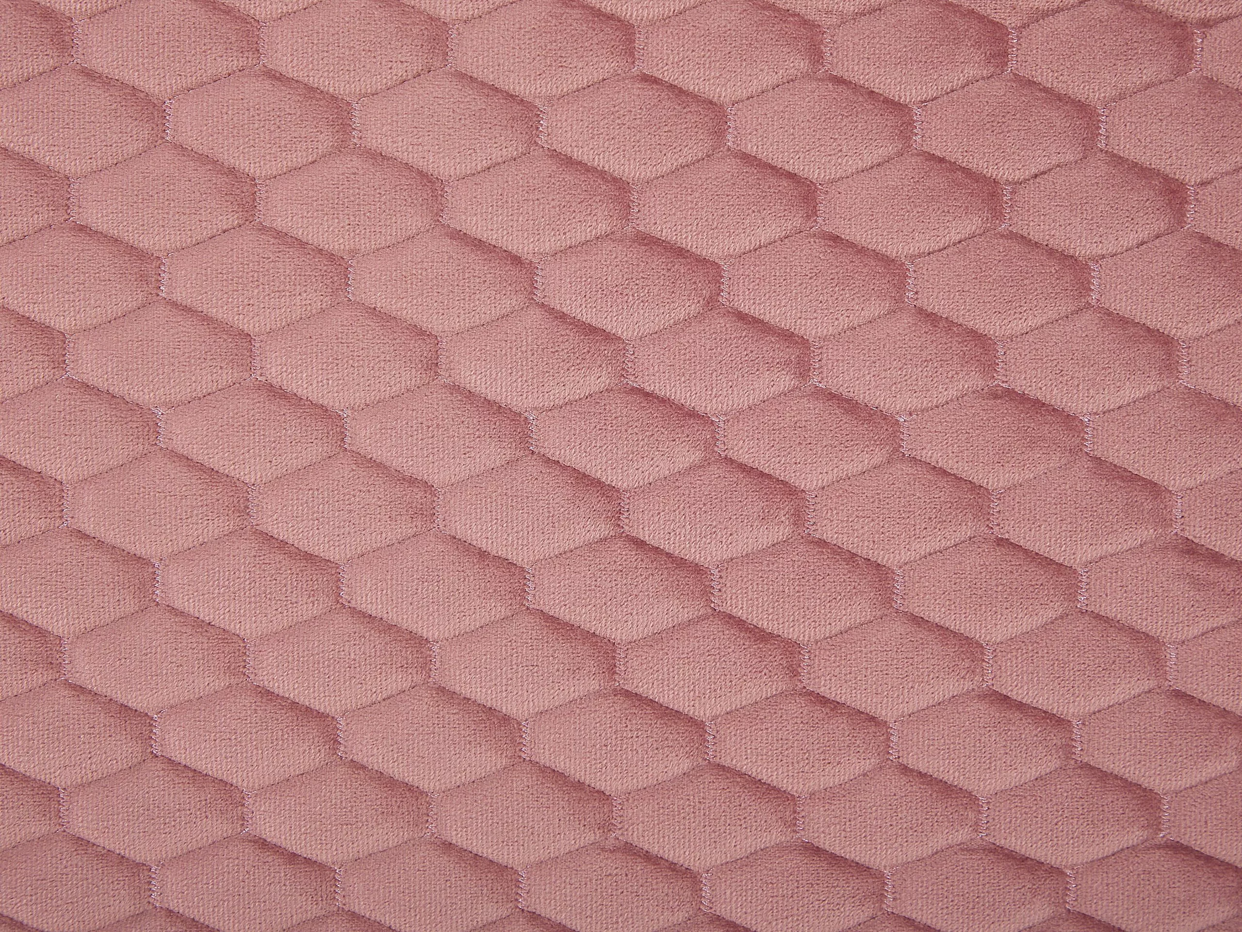 Beliani Bed Fluweel Roze In Diverse Formaten BAYONNE 11 Beliani Bed Fluweel Roze In Diverse Formaten BAYONNE - Afbeelding 9