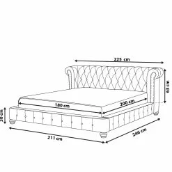 Beliani Bed Kunstleer Bruin In Diverse Formaten CAVAILLON -Exporteren Stoelen Winkel undef src sa picid 730172 type whitesh image scaled