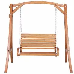 Beliani Schommelbank Bruin NOVARA 16 Beliani Schommelbank Bruin NOVARA -Exporteren Stoelen Winkel undef src sa picid 732019 type whitesh image scaled