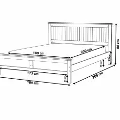 Beliani Bed Hout Wit In Diverse Formaten MAYENNE -Exporteren Stoelen Winkel undef src sa picid 734371 type whitesh image scaled