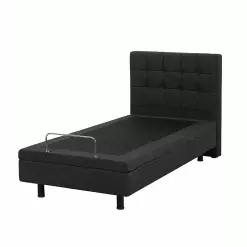 Beliani Bed Stof Grijs 90 X 200 Cm DUKE -Exporteren Stoelen Winkel undef src sa picid 734387 type whitesh image