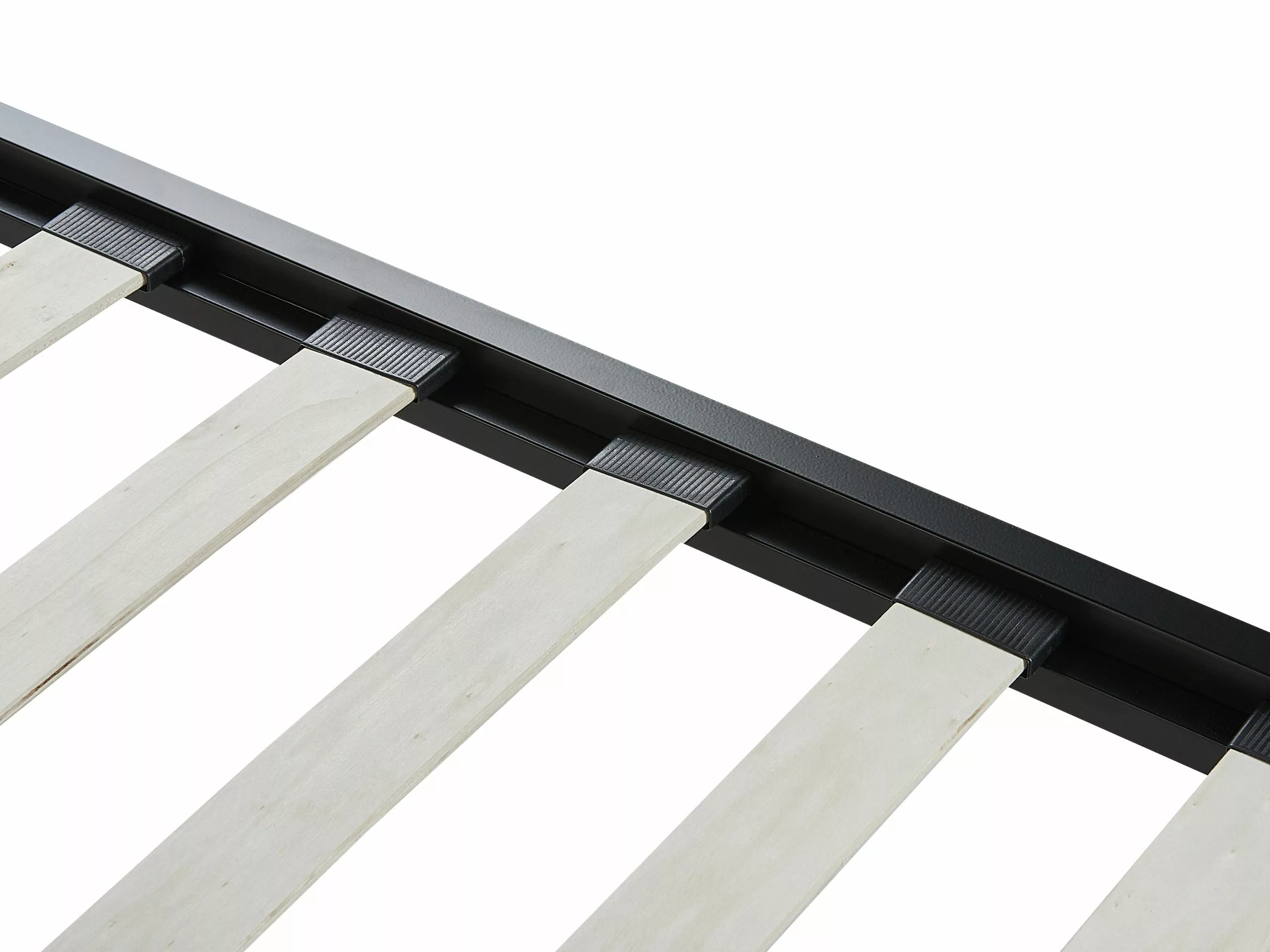 Beliani Bed Metaal Zwart In Diverse Formaten CUSSET - Afbeelding 6