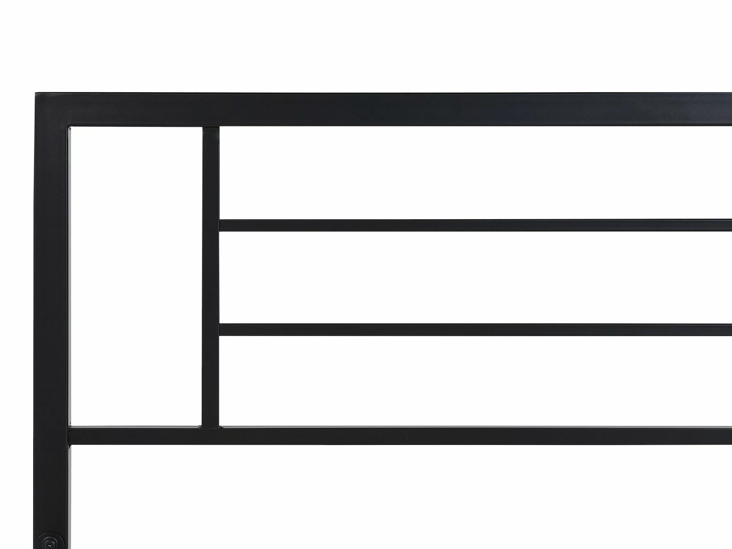 Beliani Bed Metaal Zwart In Diverse Formaten CUSSET - Afbeelding 7