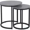 Beliani Bijzettafel Set Van 2 Betonlook/zwart DIXIE -Exporteren Stoelen Winkel undef src sa picid 735541 type whitesh image