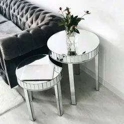 Beliani Bijzettafel Set Van 2 RIMARDE -Exporteren Stoelen Winkel undef src sa picid 736675 type whitesh image