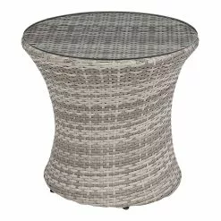 Beliani Tuinset Rotan Grijs CAPRI -Exporteren Stoelen Winkel undef src sa picid 737832 type whitesh image scaled