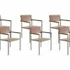 Beliani Tuinstoel Set Van 6 RVS/hout Bruin/grijs VIAREGGIO 2 Beliani Tuinstoel Set Van 6 RVS/hout Bruin/grijs VIAREGGIO -Exporteren Stoelen Winkel undef src sa picid 738575 type whitesh image