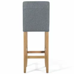 Beliani Barkruk Set Van 2 Stof Grijs MADISON -Exporteren Stoelen Winkel undef src sa picid 741104 type whitesh image scaled