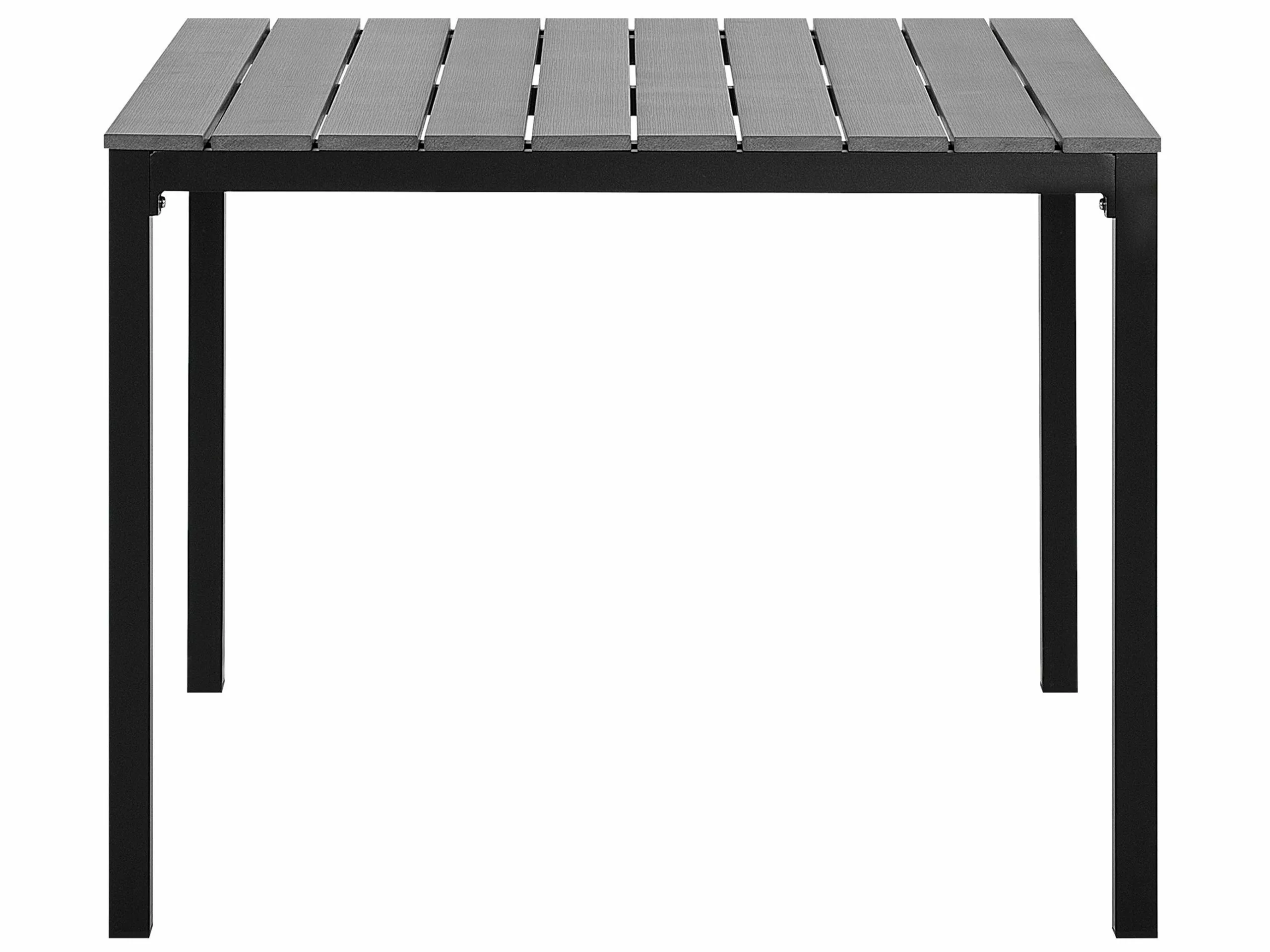 Beliani Tuintafel Kunsthout Grijs 95 X 95 Cm PRATO - Afbeelding 4