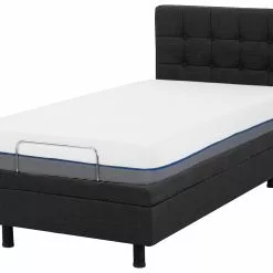 Beliani Bed Stof Grijs 90 X 200 Cm DUKE -Exporteren Stoelen Winkel undef src sa picid 742728 type whitesh image scaled