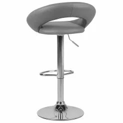 Beliani Barkruk Set Van 2 Kunstleer Grijs PEORIA -Exporteren Stoelen Winkel undef src sa picid 743387 type whitesh image scaled