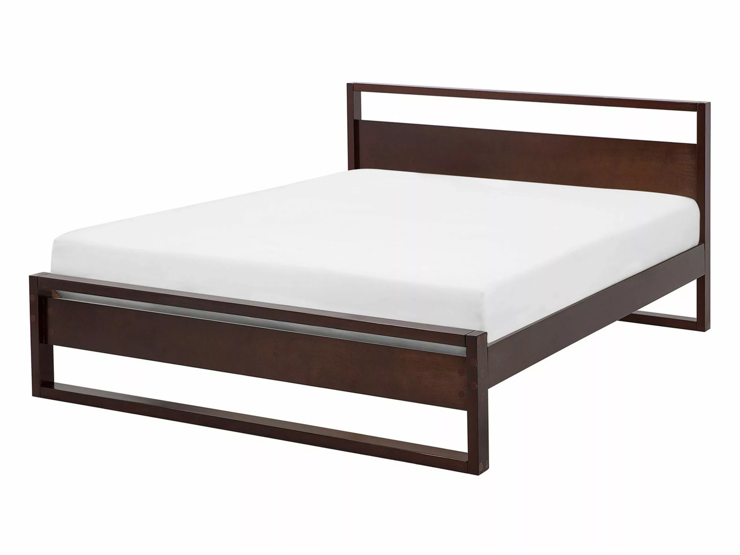 Beliani Bed Hout Donkerbruin In Diverse Formaten GIULIA
